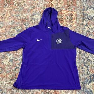Nike Dri Fit Lightweight Purple WCU Football Pullover Hoodie. Never Worn